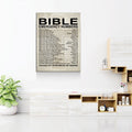 Bible Emergency Numbers Canvas Wall Art, Bible Decor, Bible Gift, Religious Gift, Scriptures, Church Gift, Secret Sister Gift