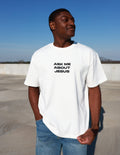 Ask Me About Jesus Heavyweight Tee