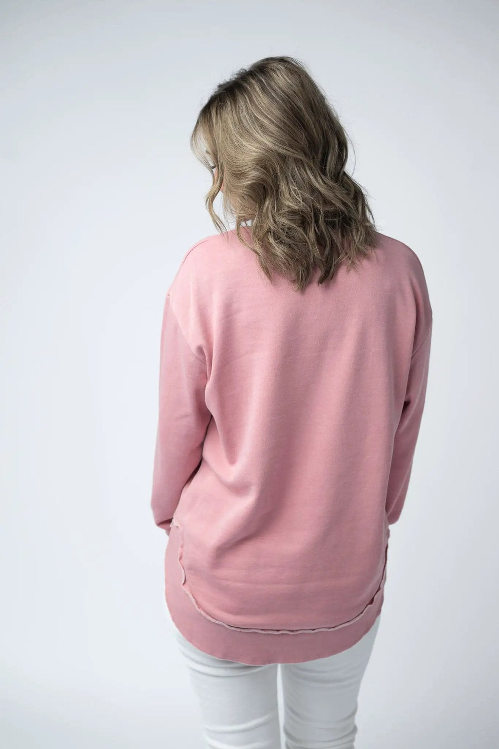 Dusty Pink Vintage Wash Pullover with or Without "Amen"