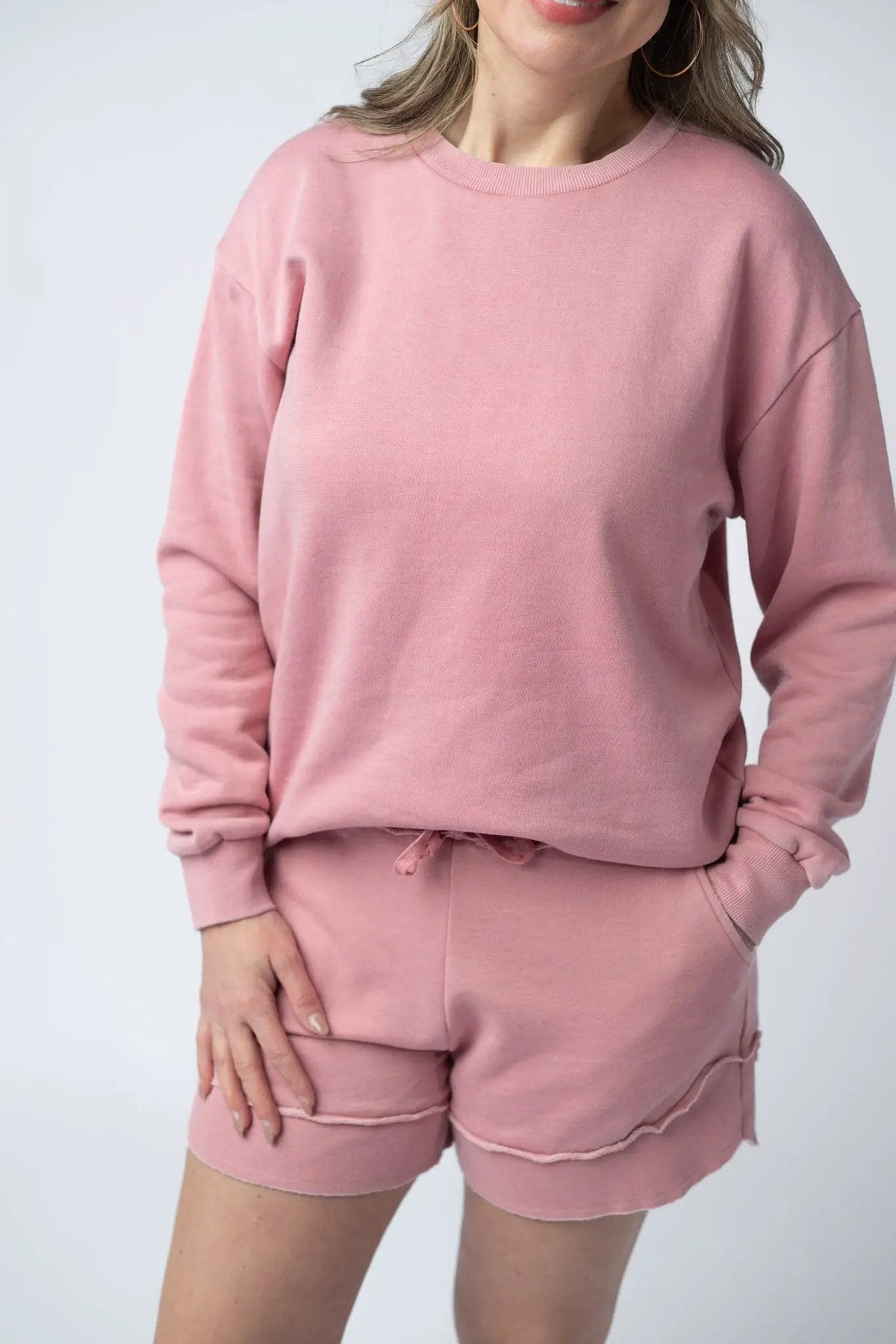 Dusty Pink Vintage Wash Pullover with or Without "Amen"