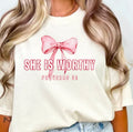 Christian Boho She is worthy Proverbs T-Shirt | Comfort Colors | Inspirational Faith Shirt | Gift for Believers | Stylish Religious Apparel