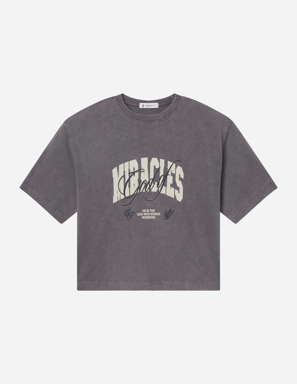 God of Miracles Cropped Women's Tee