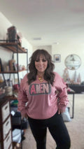 Dusty Pink Vintage Wash Pullover with or Without "Amen"