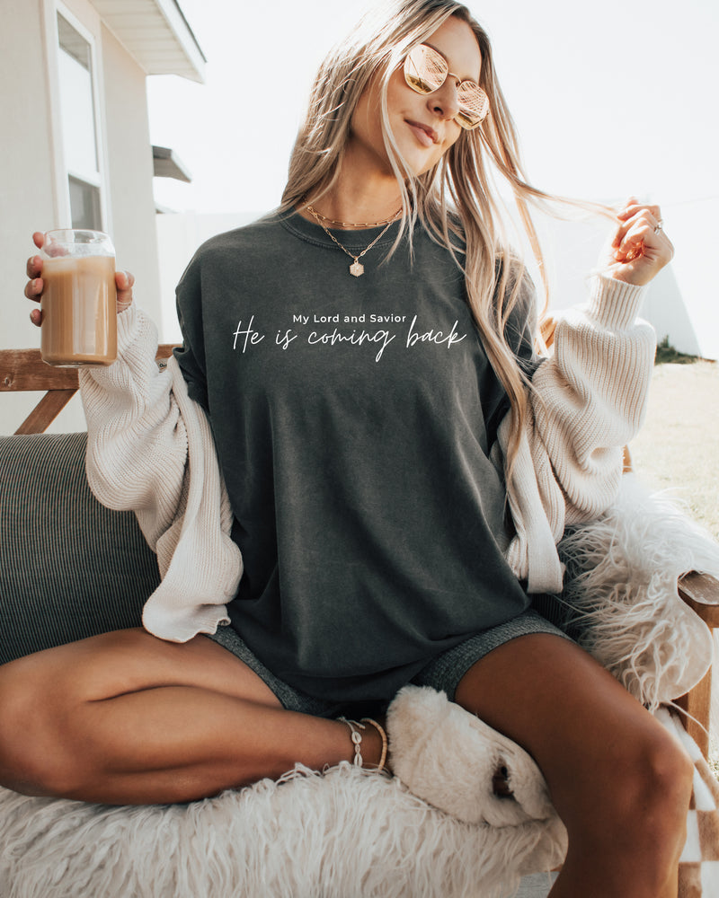 Jesus Is Coming Back Comfort Colors T-Shirt, Christian Faith Gift