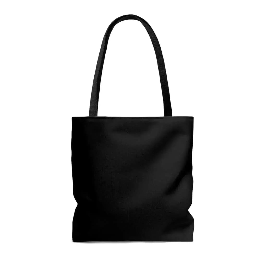 Large Tote Bag Faith - Christian Affirmation - White and Black