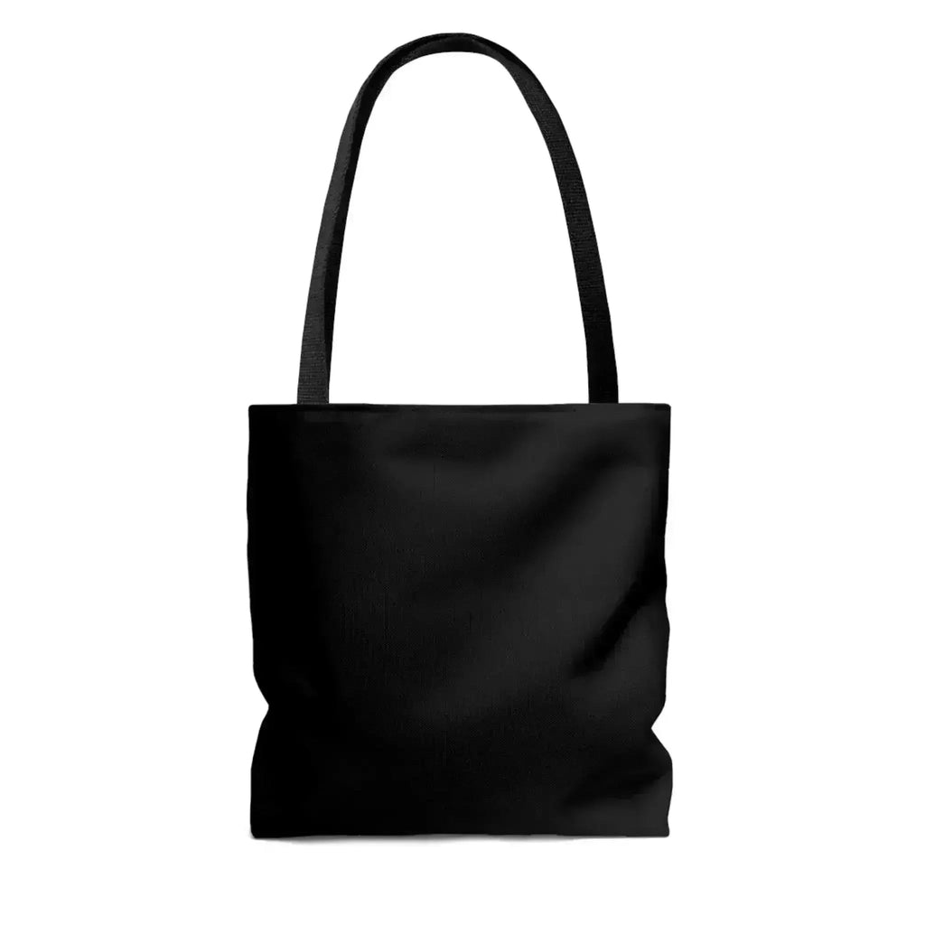 Large Tote Bag Faith - Christian Affirmation - White and Black